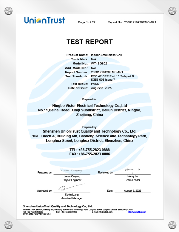 FCC+IC testrapport